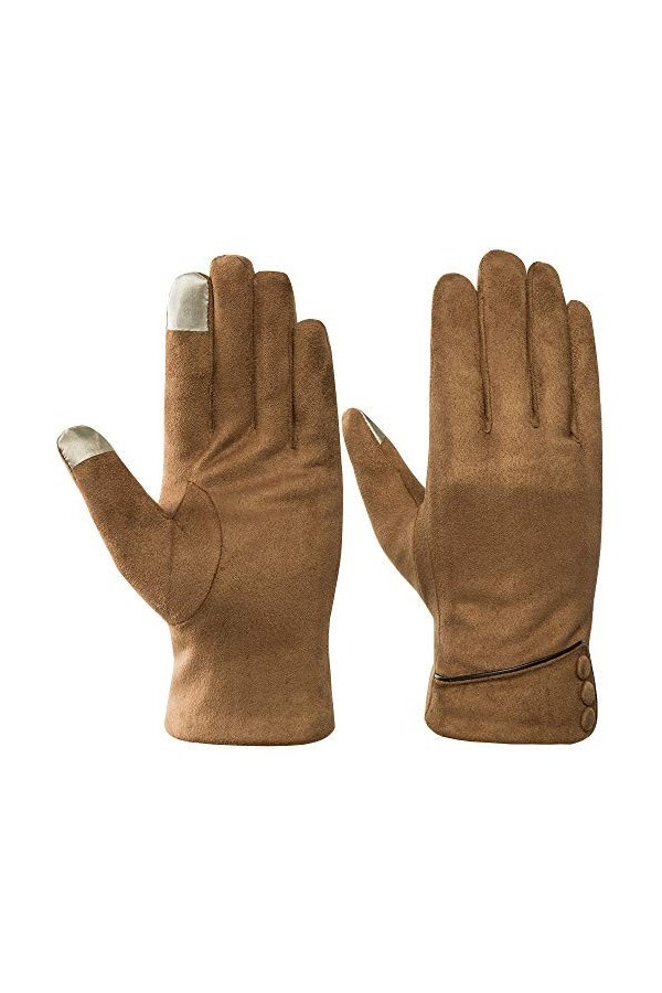 Acdyion - Gant - Femme M - Marron - Taille unique