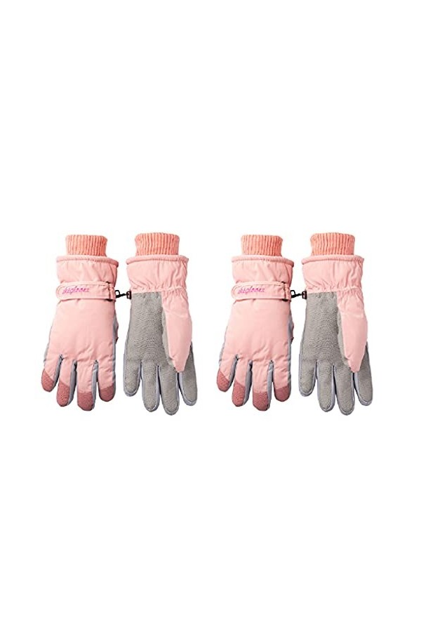 ZAJ Garder au Chaud Gants Chauds à Doigts fractionnés - Gants à écran Tactile dhiver for Femmes - Gants thermaux Adultes for