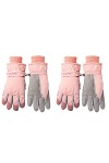 ZAJ Garder au Chaud Gants Chauds à Doigts fractionnés - Gants à écran Tactile dhiver for Femmes - Gants thermaux Adultes for