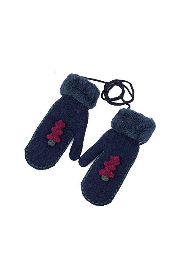 Gants Femmes Mode Cou Hiver Chaud Young Styles Cou Mitaines En Peluche Épaissir En Plein Air Moufles Color : Rosa, Size : On