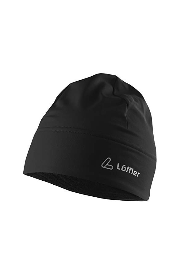 LÖFFLER Bonnet Unisexe Mono Tvl M Noir
