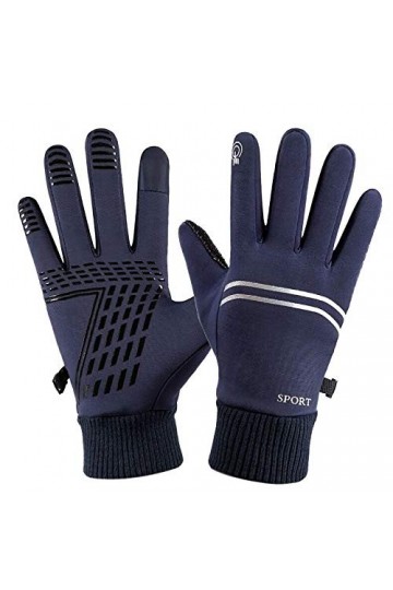 Kedelack Unisexe Chaud Cyclisme Fermeture Éclair -Écran Hiver Gants Dextérieur Gants Gants Imperméables Gants Mitaines Femme