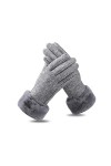 iPeson Doigts Antidérapants Gants dhiver for Femmes Gants à écran Tactile Chaud et Velours Velvet Women Gants Gants de Cycli