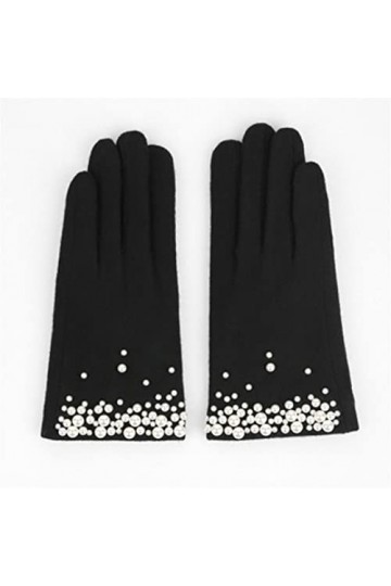 Gants dhiver épais en laine de luxe pour femme - Gants de conduite épais en cachemire