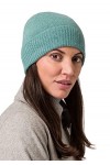 Style & Republic Bonnet Sport, Chapeau Nougat en 100% Cachemire, Taille Unique avec Ceinture de 44 cm et Revers de 6,5 cm, Fe