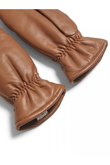 VILA Moufles En cuir Caramel Café L Caramel Café L