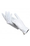 Dndrdhfb Gants dhiver en cuir pour femme, solides, courts, froids, chauds, pour conduite en plein air, moto, moufles blanche