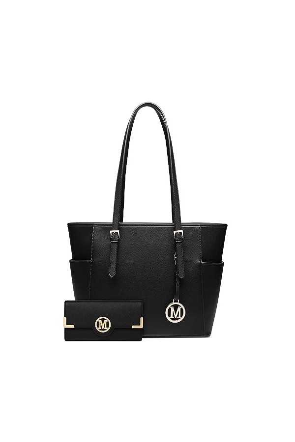 Miss Lulu Sac à Main Bandoulière Portés Main Elégant en Cuir PU pour Femme
