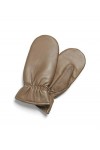 VILA Moufles En cuir Simply Taupe L Simply Taupe L