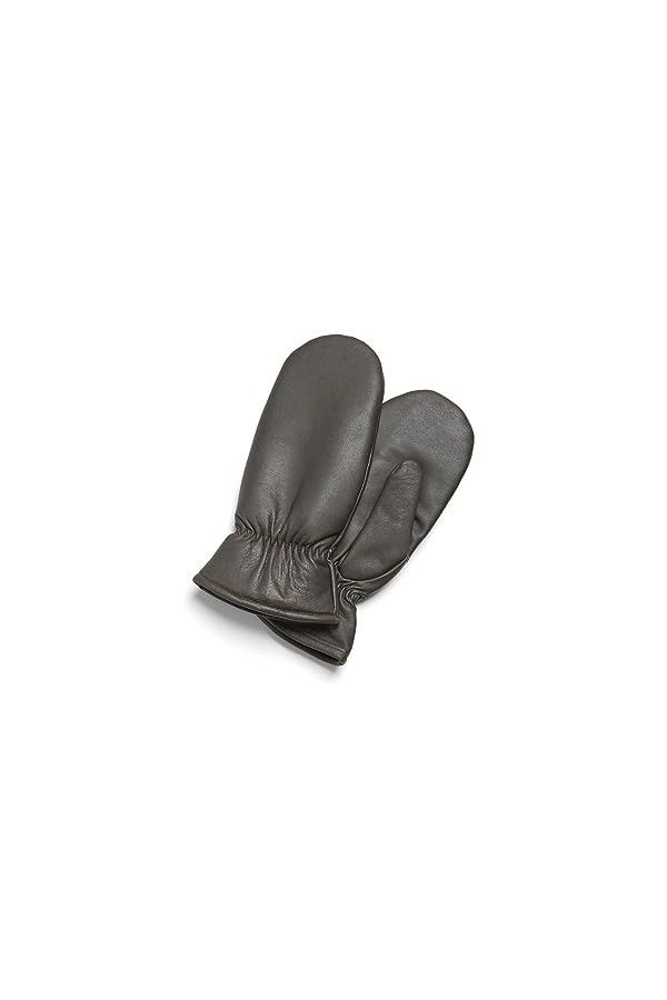 VILA Moufles En cuir Chocolate Fondant L Chocolate Fondant L