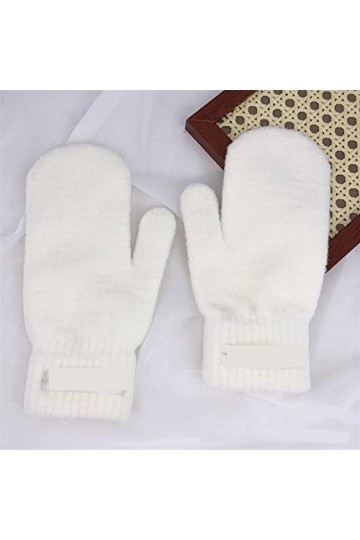 INGVY Gants dhiver pour femme - Moufles mignonnes - Automne et hiver - Gants déquitation chauds - Résistants au froid
