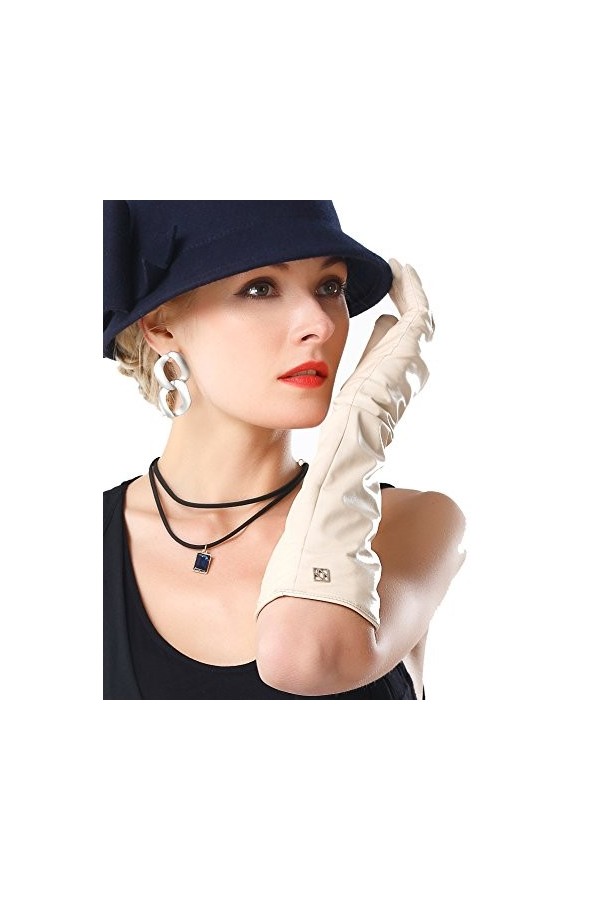 NappaNovum - Gant - Femme - blanc - X-Large