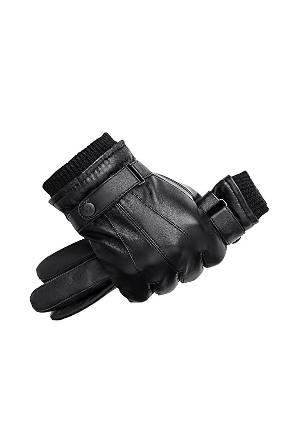Gants Et Moufles Homme Gants Hiver Homme Chaud Gants Pour Hommes Coupe-Vent Et Gants À Écran Tactile Chauds Gants DHiver Cha