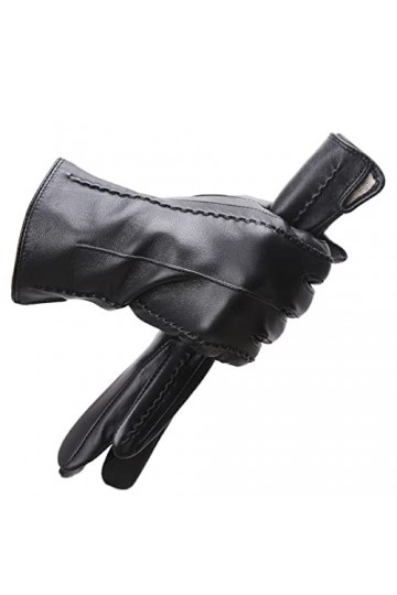 Gants Et Moufles Homme Gants Hiver Homme Chaud Gants Chauds Hommes Hiver Eau Ondulation Gants Pour Hommes Gants En Cuir Pour 
