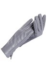 YMBHUO des Gants Gants for Femmes en Cuir Blanc, gargeon en Coton Chaud, Gants en Cuir de Mode, Gants en Cuir Chaud Hiver Mod