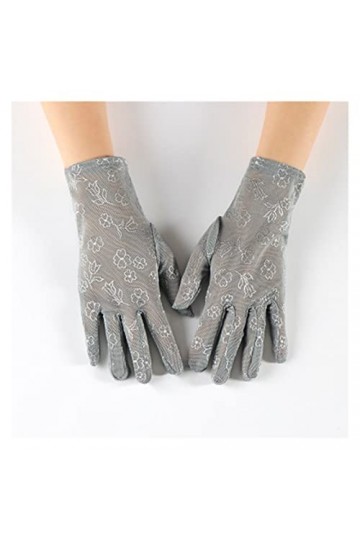 Gants dhiver Gants de Conduite été Nouvelle Section Mince Courte Stretch Mode Dames Dentelle équitation en Plein air Conduit