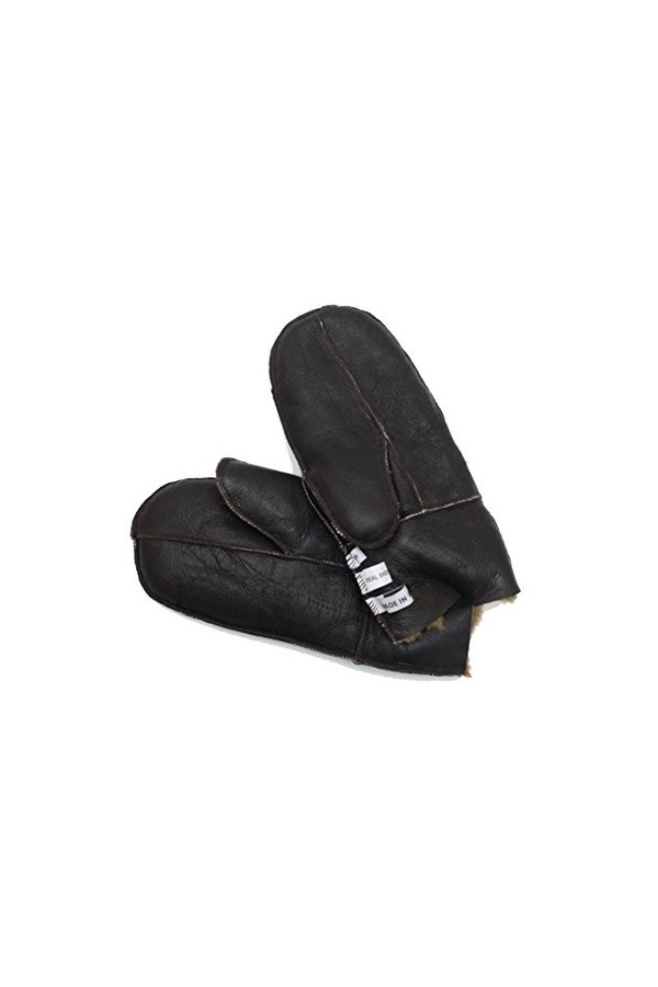 A to Z Leather - Gant - Femme marron Dark Brown With Ginger Fur Medium