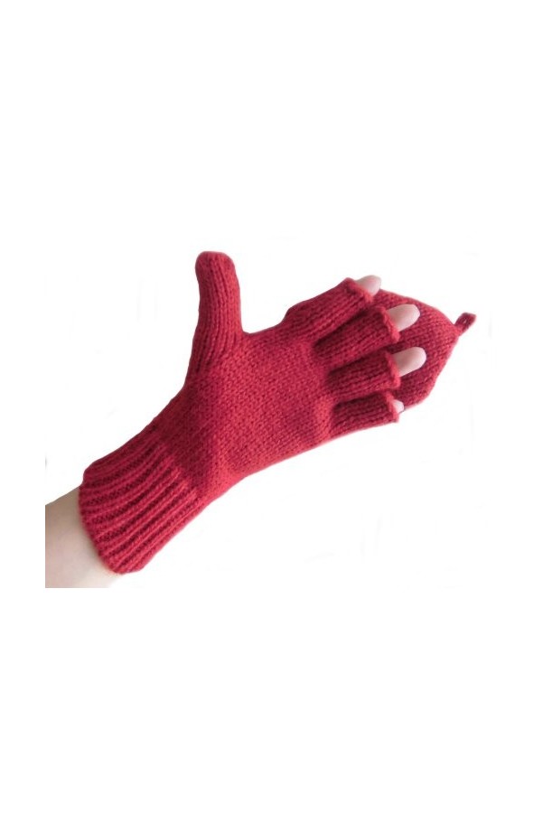 Alpacaandmore Gant - Femme Rouge Rot taille unique