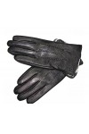 TGRTY Gants dhiver pour femme, en peau de chèvre et en peau de cerf, doublure en polaire fine, chaude et épaisse, gants de m