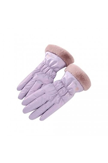 YIAAN Épaissir Gants Gants Femmes Hiver Mignons Gants Chauds Et Gants De Coton À Écran Tactile Velours Chauds et Résistants 