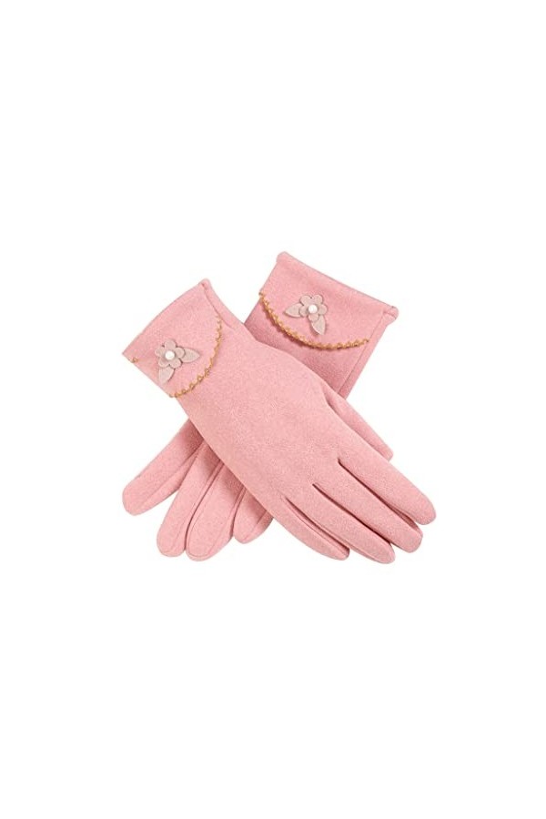 YIAAN Épaissir Gants Gants dhiver Femmes Plus Velvet Gants Chauds Épais for Équitation Gants Décran Tactile Mignon Chauds e