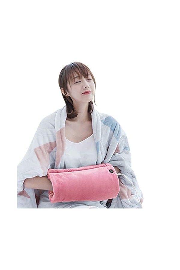 Moufles chauffantes pour poignet épais - Gants isolants pour femme rose, taille unique 