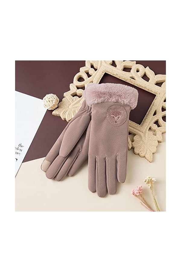 Gants Gloves Moufles Hiver Homme Femme Écran Tactile De Conduite Sportive pour Femme