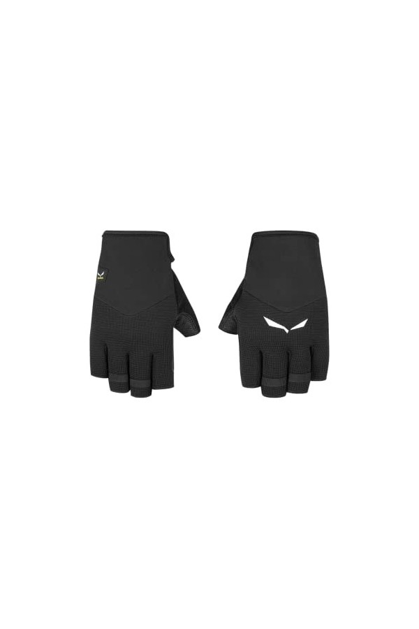 Salewa VIA FERRATA LEATHER GLOVES, Mixte Adulte, Noir, X-Small