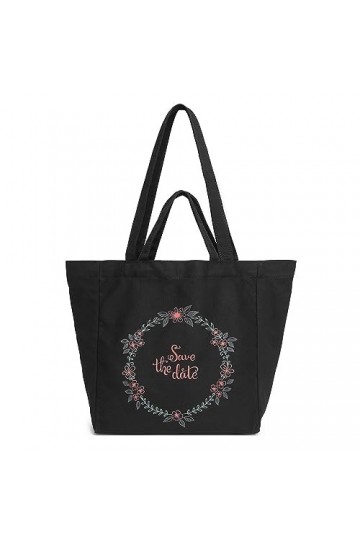 Miss Lulu Sac Cabas Réutilisable de Shopping, Grand Sac à Main de 13 Laptop, en Toile ImperméAble, Fourre-Tout de Voyage, D