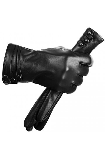 Gants Chauds Pour Femme Peau De Mouton Gants En Cuir Véritable Gants En Cuir Hiver Gants En Cuir Pour Femmes Garder Au Chaud 