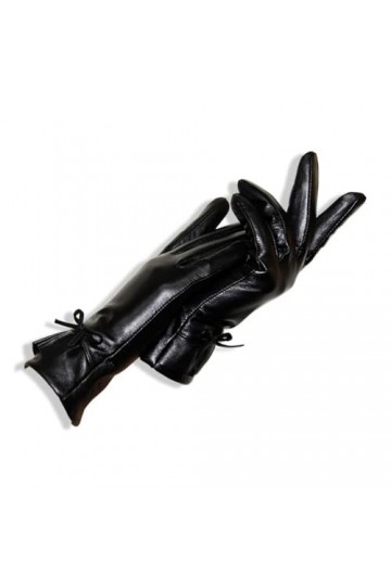 Pulcykp Gants dhiver chauds en cuir véritable doux pour femme - Pour printemps et hiver, 1, 9