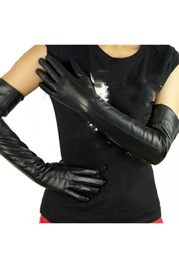 Gants dhiver tendance en peau de mouton pour femme - Véritable moufles pour femme - Couvre-bras longs - 7