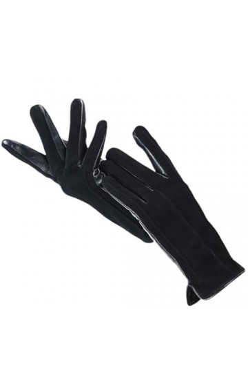HEAITHpool Gants tactiles couleur hiver femmes gants cuir daim gants femmes gants