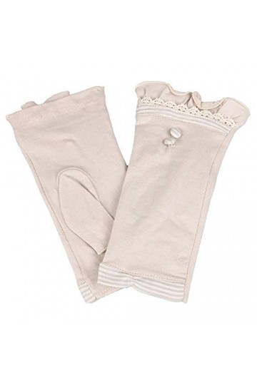 Iwinna Summer Women Cotton Sun UV Protection Outdoor Driving Gloves