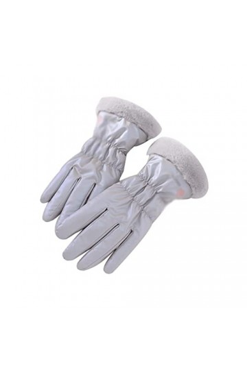 iPeson Doigts Antidérapants Gants Femmes Hiver Mignons Gants Chauds Et Gants De Coton À Écran Tactile Velours Gants de Cyclis