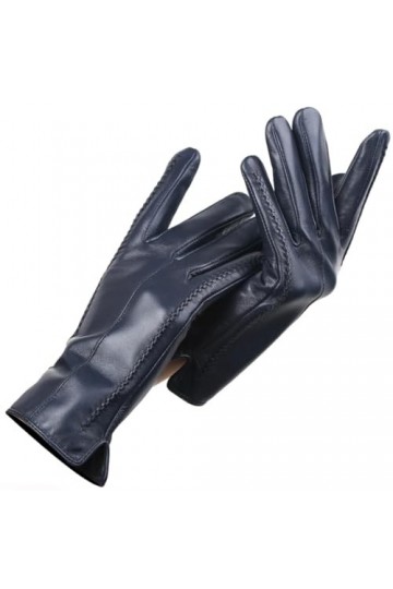 Moufles dhiver chaudes gris clair pour femmes, gants de conduite simples, noir foncé, ^