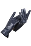 Moufles dhiver chaudes gris clair pour femmes, gants de conduite simples, noir foncé, ^