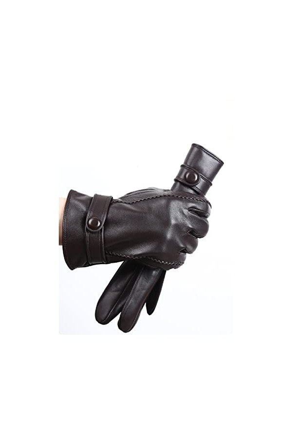 Gants Et Moufles Homme Gants Hiver Homme Chaud Gants Chauds Hommes Hiver Eau Ondulation Gants Pour Hommes Gants En Cuir Pour 