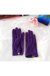 OPYTR Gants dhiver La moitié Palm Gant de Conduite Mode Vraie véritable chèvre Gants en Cuir Femmes Mode moufles Cuir vérita