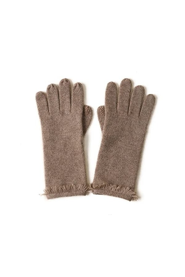 Gants dhiver pour Hommes/Femmes Gants De Dames en Cachemire avec Glands Tactiles À Écran Tactile des Gants Chauds avec Doubl