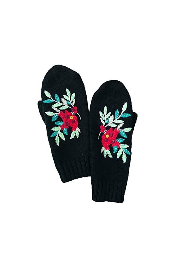 Kedelack Femmes Gants Faits à la Main Hiver Chauffe-Mains Gants élégants Dames Gants Chauds Gants tricotés Mitaines Convertib