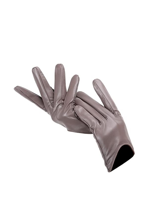 Gants en peau de mouton tendance pour femme - Gants dhiver pour garder au chaud