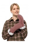 Jack Wolfskin Highloft Knit Mitten W Gant Femme, Après-étincelles, M