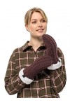 Jack Wolfskin Highloft Knit Mitten W Gant Femme, Après-étincelles, M