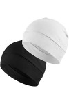 EINSKEY Bonnet de Nuit Homme Femme Coton Respirant Skull Cap pour Sport, Chimio, Cancer, Sommeil