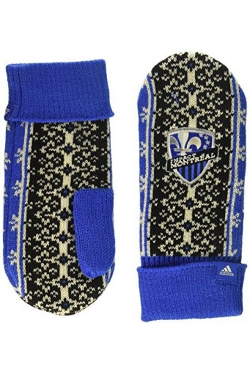adidas Fair Isle Mitten Fair Isle Mitten pour femme, Femme, L308W MTC, bleu/noir, taille unique