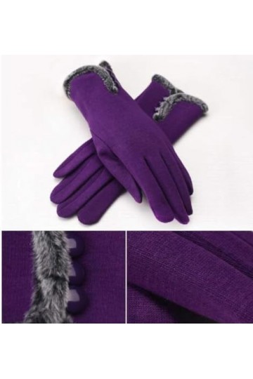 FLYIFE Unisexe Adulte Moufles New Gants Femmes Automne Chaud Simple Hiver Respirant Glamorous Coton Écran Tactile Plus de Vel