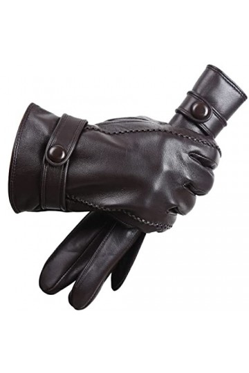 Gants Et Moufles Homme Gants Hiver Homme Chaud Gants Chauds Hommes Hiver Eau Ondulation Gants Pour Hommes Gants En Cuir Pour 
