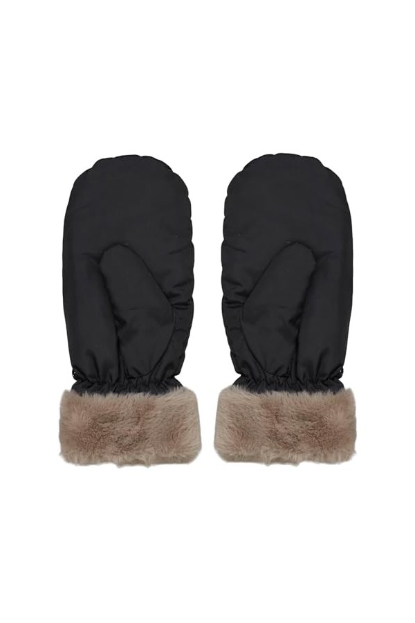 Becksöndergaard Gants Makara Puff Mittens - Moufles matelassées / Gants dhiver doublés pour femmes avec coutures matelassées
