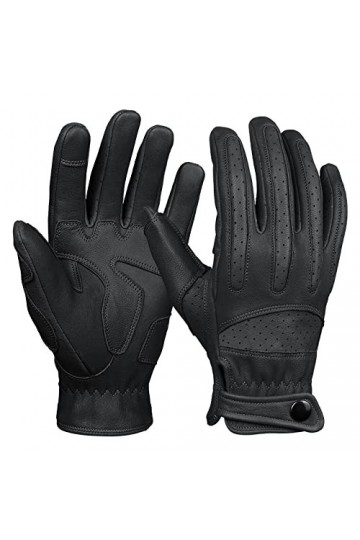 Gants Et Moufles Homme Gants Hiver Homme Chaud Gants DÉcran Tactile Pour Hommes Gants De Moto En Cuir Gants De Vélo De Monta